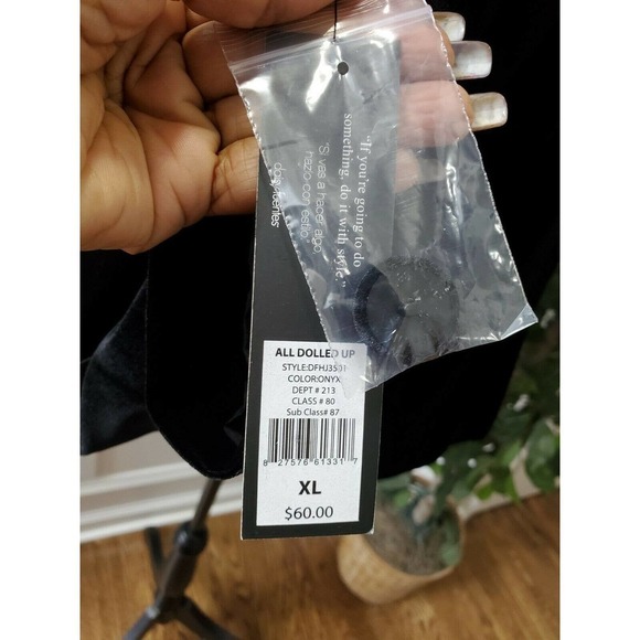 Daisy Fuentes Women's Black Polyester Long Sleeve One Buttons Fitted Blazer XL - Picture 5 of 16